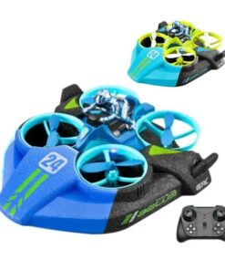 3-in-1 RC Hovercraft Boat Drone Race Car Toy