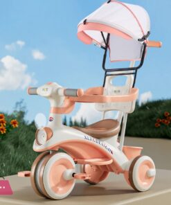 3-Wheel Music Tricycle For Kids Baby Pedal Trike With 4-In-1 Function Made Of Durable Plastic 26 3-Wheel Music Tricycle For Kids Baby Pedal Trike With 4-In-1 Function Made Of Durable Plastic - Image 2