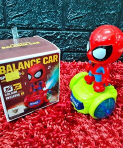 Spider Man Balance Car Spray 3D Lights Rotated Dancing Figure With Sound Effects For Children 15 Spider Man Balance Car Spray 3D Lights Rotated Dancing Figure With Sound Effects For Children - Image 2