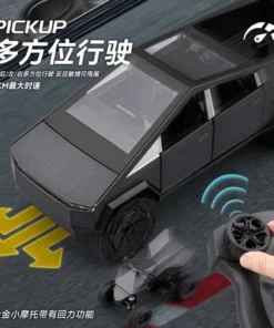 1:24 Scale Diecast Remote Control Tesla Cyber Truck With Light And Sound 32 1:24 Scale Diecast Remote Control Tesla Cyber Truck With Light And Sound - Image 4