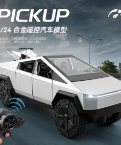 1:24 Scale Diecast Remote Control Tesla Cyber Truck With Light And Sound
