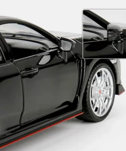 1:24 Honda Civic Type R Alloy Sports Car Model Diecast Toy Racing Car Model Sound And Light - Image 6