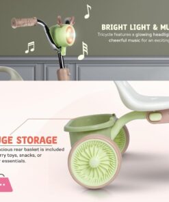 Baby Tricycle For Kids 2-5 Years Foldable Kids Cycle With Light And Music 16 Baby Tricycle For Kids 2-5 Years Foldable Kids Cycle With Light And Music - Image 4