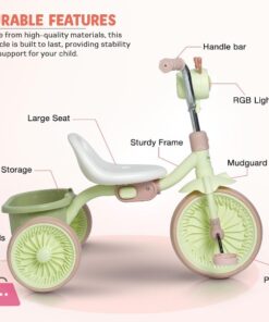 Baby Tricycle For Kids 2-5 Years Foldable Kids Cycle With Light And Music 17 Baby Tricycle For Kids 2-5 Years Foldable Kids Cycle With Light And Music - Image 5