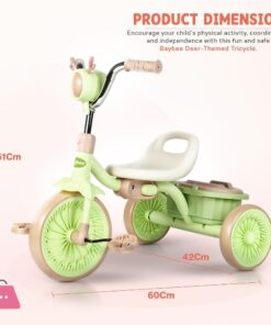 Baby Tricycle For Kids 2-5 Years Foldable Kids Cycle With Light And Music 19 Baby Tricycle For Kids 2-5 Years Foldable Kids Cycle With Light And Music - Image 7