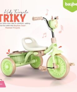 Baby Tricycle for Kids 2-5 Years Foldable Kids Cycle with Light and Music