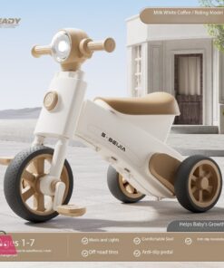 Children's Tricycle Can Be Pushed Ridden or Slid Three in One Multifunctional Balance Bike