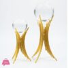 Crystal Ball Showpiece – Luxury Harmony Set - 2 Pcs