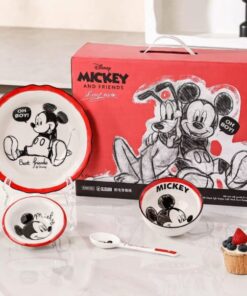 Disney Mickey & Friends Ceramic Meal Set of 4