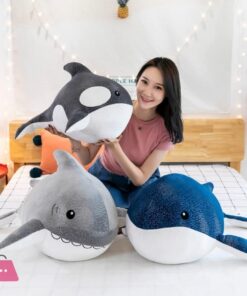 Gliter Dolphin Super Soft Toy For Kids 50 Cm - 1 Single Piece 9 Gliter Dolphin Super Soft Toy For Kids 50 Cm - 1 Single Piece - Image 3