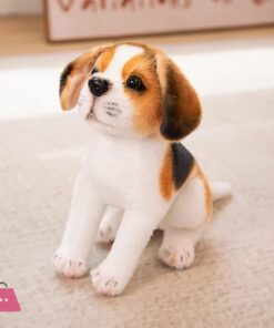 Dog Plush Toy Cute Stuffed Realistic Puppy Doll For Kids - 25CM