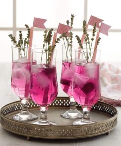 Hurricane Glasses Pina Colada Tall Cocktail Glasses Set Of 6 10 Hurricane Glasses Pina Colada Tall Cocktail Glasses Set Of 6 - Image 3