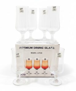 Hurricane Glasses Pina Colada Tall Cocktail Glasses Set Of 6 13 Hurricane Glasses Pina Colada Tall Cocktail Glasses Set Of 6 - Image 6