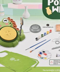 Kids Pottery Wheel Creative Play Set 6 Kids Pottery Wheel Creative Play Set - Image 2