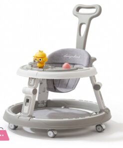 Multifunctional Baby Walker Music Foldable And Adjustable Steel Frame - Image 2