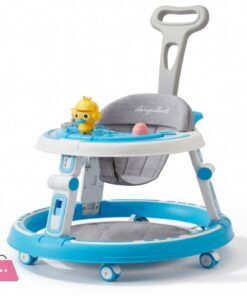 Multifunctional Baby Walker Music Foldable and Adjustable Steel Frame