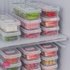 Narrow Compartment Food Storage Containers For The Fridge Designed For Frozen Meats And Suitable For Vegetables And Fruits 3 - Grid 21 Narrow Compartment Food Storage Containers For The Fridge Designed For Frozen Meats And Suitable For Vegetables And Fruits 3 - Grid