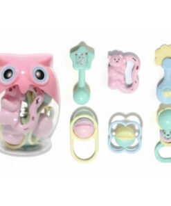 Owl Baby Rattle Set Pack of 6
