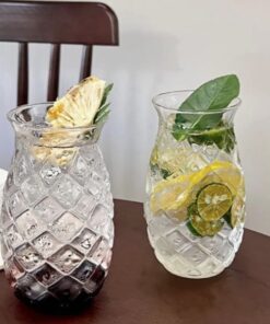Pineapple Drinking Glasses Pack Of 6 10 Pineapple Drinking Glasses Pack Of 6 - Image 2