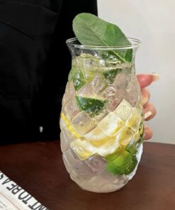 Pineapple Drinking Glasses Pack Of 6 12 Pineapple Drinking Glasses Pack Of 6 - Image 4