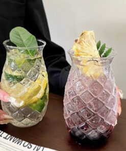 Pineapple Drinking Glasses Pack Of 6 11 Pineapple Drinking Glasses Pack Of 6 - Image 3