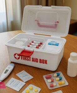 Plastic First Aid Box – Durable Heavy Duty Medicine Storage Cabinet &Amp; Organizer For Safety 15 Plastic First Aid Box – Durable Heavy Duty Medicine Storage Cabinet &Amp; Organizer For Safety - Image 2