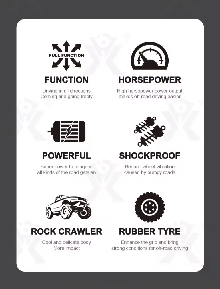 Police-Speed-Challenge-1:8-Scale-Rock-Crawler-2.4Ghz-Off-Road-Rc-Car