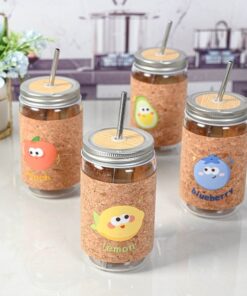 Reusable Drinking Jar With Steel Lid And Straw - Image 5