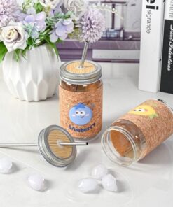 Reusable Drinking Jar With Steel Lid And Straw - Image 7