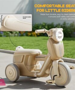 Revona Tricycle Pedal Ride Music Function Non-Slip Handles 12 Months To 4 Years 14 Revona Tricycle Pedal Ride Music Function Non-Slip Handles 12 Months To 4 Years - Image 4