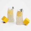 Creative Drinking Glasses Ribbed Coupe Glasses Set Of 6 2 Creative Drinking Glasses Ribbed Coupe Glasses Set Of 6
