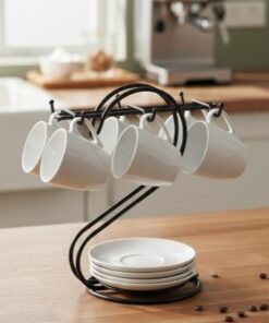 S-Shaped Cup Saucer Stand