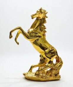 Standing Horse Statue Ornament Statue Horse Sculpture Decor Animal Statue for Desk - 6 x 3 Inch