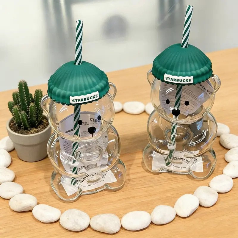 Starbucks-Bearista-Viral-Bear-Cup-With-Straw---Limited-Edition