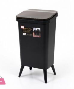 Trash Can With Press Lid - 12Liter