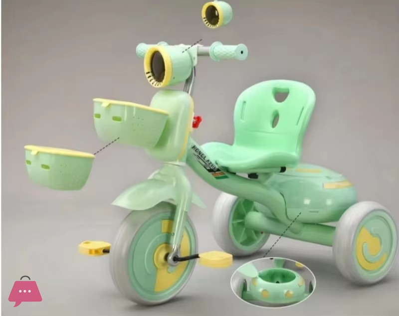 Tricycle With Back Seats 3 Wheels For 2-6 Year Old Kids 13 Tricycle-With-Back-Seats-3-Wheels-For-2-6-Year-Old-Kids