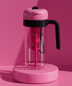 900Ml 30Oz Plastic Tumbler With Handle Straw Handgrip Two Drinking Way Bpa Free Water Bottles - Image 5