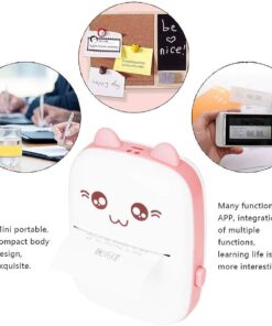 Rechargeable Thermal Mini Printer Cute Photo Label Students Wireless Bluetooth Pocket Pictures Printer 14 Rechargeable Thermal Mini Printer Cute Photo Label Students Wireless Bluetooth Pocket Pictures Printer - Image 6
