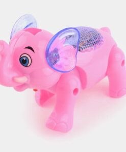 Clever Elephant Electric Toy For Kids - Walking, Music & Lighting
