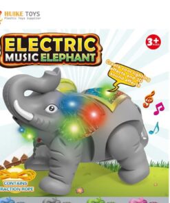 Electric Music Elephant Walking Toy