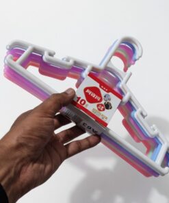 KIDS SHIRT HANGER 10 Pcs PACK MULTI COLOUR