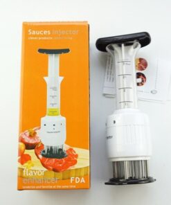 Multifunctional Sauces Injector 2 in 1 Needle Meat Tenderizer Meat Injector