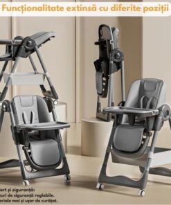 Popypapa High Chair With 4 Wheels A65 27 Popypapa High Chair With 4 Wheels A65 - Image 4