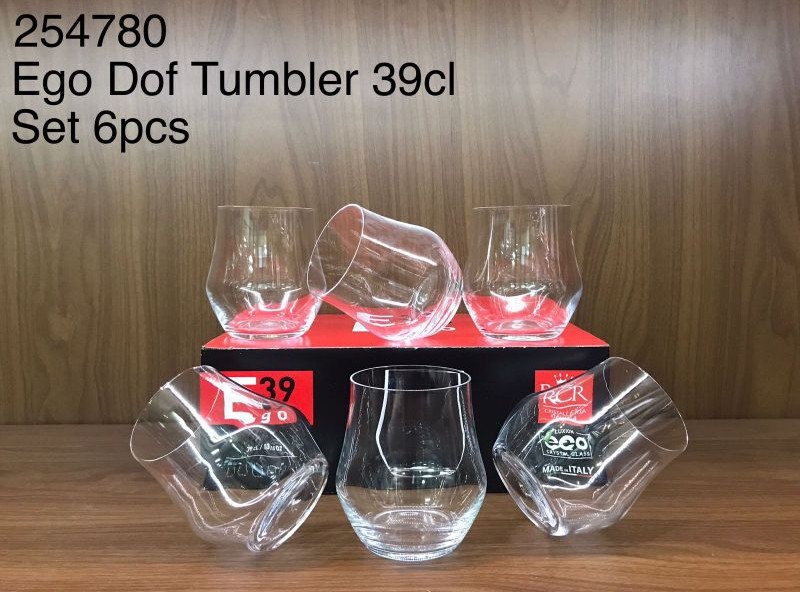 Rcr Crystal Ego Dof Tumbler 390Ml Set Of 6 - 254780 12 Rcr-Crystal-Ego-Dof-Tumbler-390Ml-Set-Of-6---254780