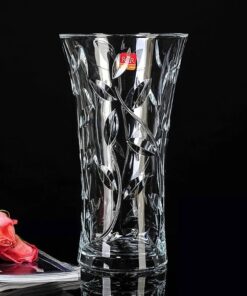 RCR Crystal Laurus Flower Vase 10 Inch – 257670