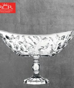 Rcr Crystal Laurus Oval Raised Glass Centerpiece - 255950 6 Rcr Crystal Laurus Oval Raised Glass Centerpiece - 255950 - Image 2