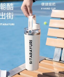 Sitarayuri 800Ml Insulated Tumbler Stainless Steel Bottle With Straw - Image 4