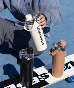 SITARAYURI 800ml Insulated Tumbler Stainless Steel Bottle with Straw