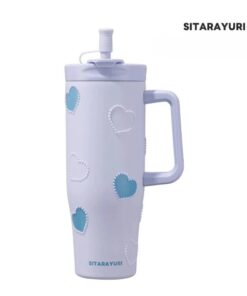 Sitarayuri Blue Heart Insulated Tumbler 1.2L Stainless Steel - Image 2