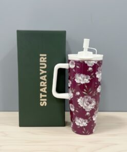 SITARAYURI Crimson Heart Insulated Tumbler 1.2L Stainless Steel